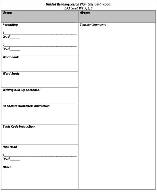 Guided Reading Lesson Template  PDF Template Within Guided Reading Lesson Plan Template Fountas And Pinnell Within Guided Reading Lesson Plan Template Fountas And Pinnell