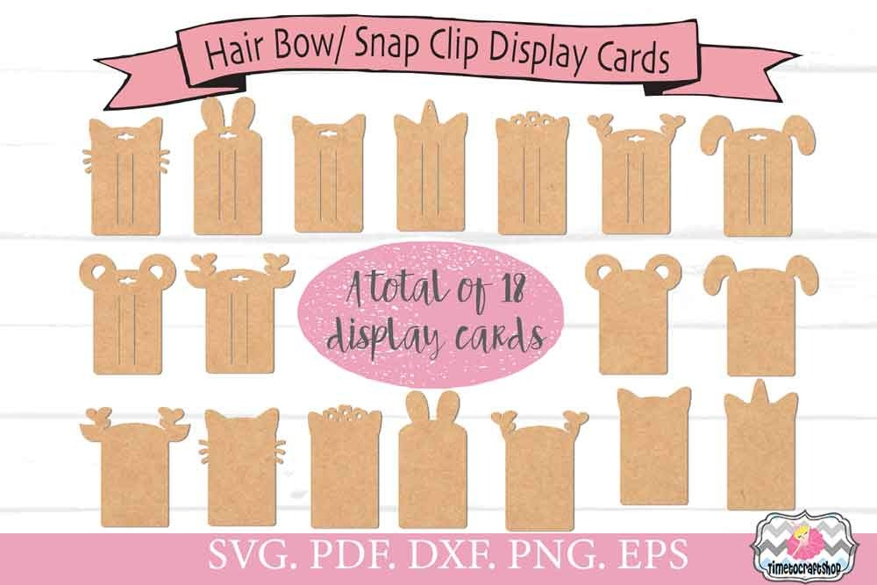 Hair bow/Snap Clip/Headband Display Cards - Timetocraftshop Pertaining To Headband Card Template Inside Headband Card Template