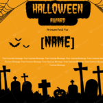 Halloween Award Certificates (11+ Best Templates) Intended For Halloween Certificate Template