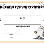 Halloween Costume Certificate  AllFreePrintable