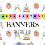 Happy Birthday Banners / Buntings – Free Printable! – Cute  With Regard To Free Happy Birthday Banner Templates Download