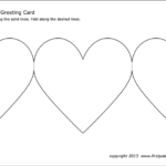 Heart Greeting Card  Free Printable Templates & Coloring Pages  Throughout Fold Out Card Template
