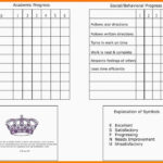 Homeschool Report Card Template Free ~ Addictionary Within Homeschool Report Card Template