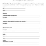 How To Write A Book Report 11th Grade Level With 6th Grade Book Report Template