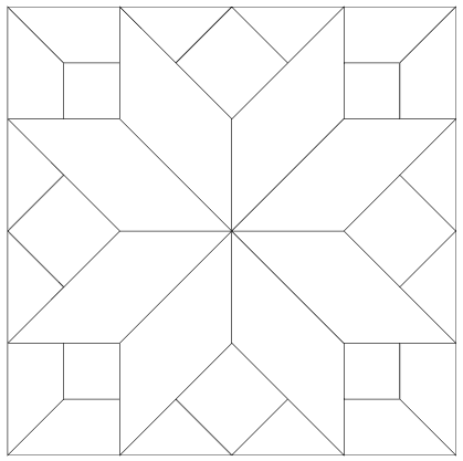 Imaginesque: Quilt Block 11: Pattern and Template Pertaining To Blank Pattern Block Templates Regarding Blank Pattern Block Templates