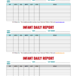 Infant & Toddler Daily Reports – Free Printable  HiMama Pertaining To Daycare Infant Daily Report Template