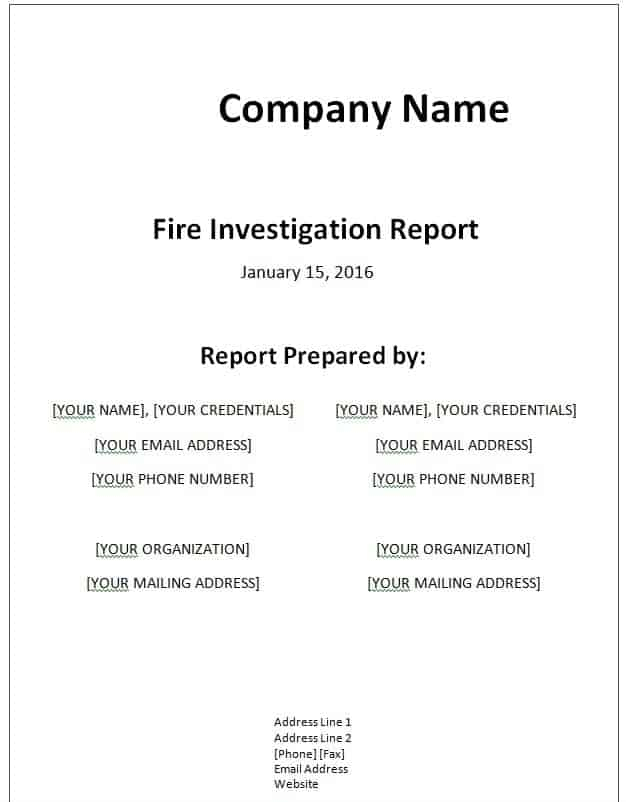 Investigation Report Template word – Sample Templates With Regard To Hr Investigation Report Template Regarding Hr Investigation Report Template