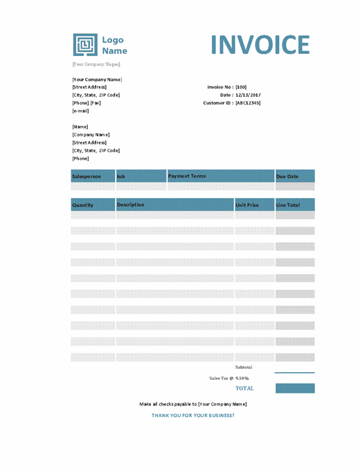 Invoices - Office With Regard To Invoice Template Word 2010