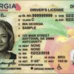 License Card Information  Georgia Department Of Driver Services Throughout Georgia Id Card Template