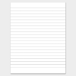 Lined Paper Template  11+ Free Lined Papers In Word, PDF With Regard To Notebook Paper Template For Word