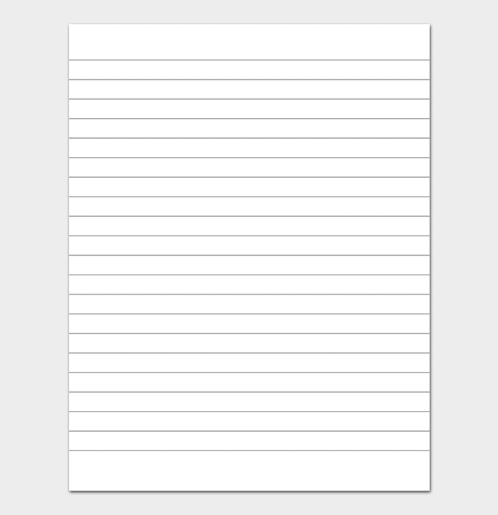 Lined Paper Template  11+ Free Lined Papers in Word, PDF With Regard To Notebook Paper Template For Word In Notebook Paper Template For Word