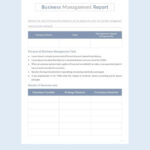 Management Report Template – 11+ Word, PDF, Apple Pages, Google  With It Management Report Template
