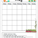 May Calendar For Kids (Free Printable) – Buggy And Buddy Throughout Blank Calendar Template For Kids