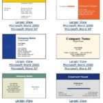 Microsoft Office Business Card Template – Business Template  With Business Cards Templates Microsoft Word