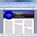 Microsoft Word Factsheet Templates And Downloads: AOTraining