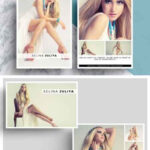 Modeling Comp Card Template » Free Download Photoshop Vector Stock  Throughout Free Model Comp Card Template Psd