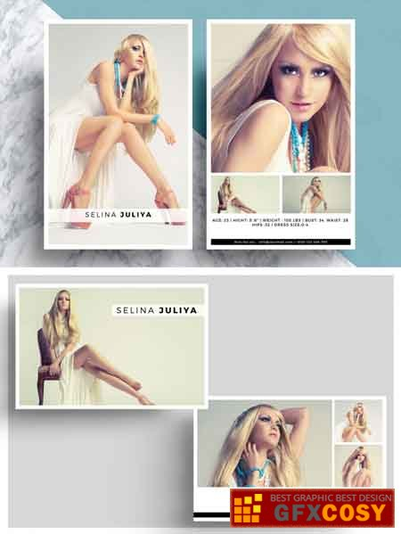 Modeling Comp Card Template » Free Download Photoshop Vector Stock  Throughout Free Model Comp Card Template Psd