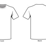 Motivirati Suknja Razlika Back Blank T Shirt Example Intended For Printable Blank Tshirt Template