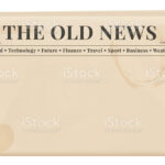 Old Newspaper Template Free Vector Art – (11 Free Downloads) Inside Blank Old Newspaper Template