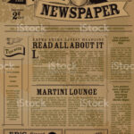 Old Newspaper Template Free Vector Art – (11 Free Downloads) Pertaining To Blank Old Newspaper Template