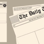 Old Newspaper Template – PAPERZIP With Blank Old Newspaper Template
