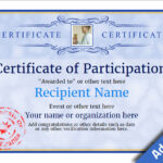 Participation Certificate Templates – Free, Printable, Add Badges  Throughout Participation Certificate Templates Free Download