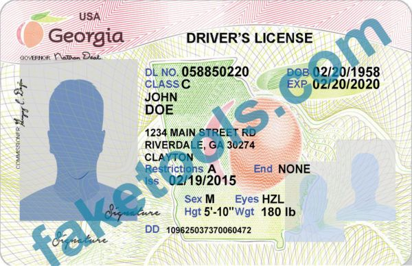 Pin on Drivers license Regarding Georgia Id Card Template For Georgia Id Card Template