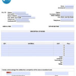 Plumbing Invoice Template Word  Invoice Example Pertaining To Invoice Template Word 2010