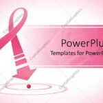 PowerPoint Template: Breast Cancer Awareness Pink Ribbon With  In Breast Cancer Powerpoint Template