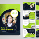Premium Vector  Abstract School Kids Brochure Template Intended For School Brochure Design Templates