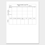 Preschool Lesson Plan Template - Daily, Weekly, Monthly (For Word  For Blank Preschool Lesson Plan Template