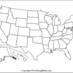 Printable Blank Map Of USA  Outline, Transparent, PNG Map With United States Map Template Blank