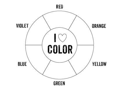 Printable Color Wheel – Mr Printables Inside Blank Color Wheel Template