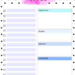 Printable Daily To Do List Template To Get Things Done! With Blank To Do List Template