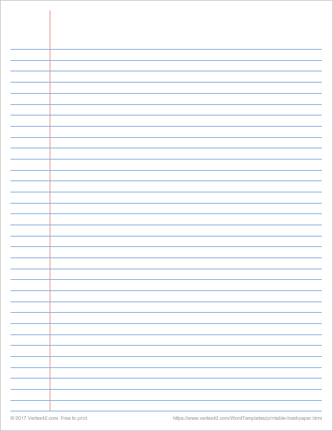 Printable Graph Paper Templates for Word Pertaining To Notebook Paper Template For Word In Notebook Paper Template For Word