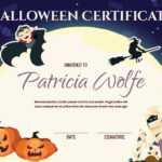 Printable Halloween Award Certificate Template With Regard To Halloween Certificate Template
