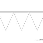 Printable Pennant Banner Template & Triangle Banner Templates With Triangle Pennant Banner Template