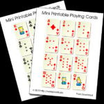 Printable Playing Card Sheets PDF Regarding Free Printable Playing Cards Template