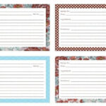 Printable Recipe Card Template With Regard To Fillable Recipe Card Template