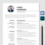 Professional Resume Template Free Download [Word & PSD] – ResumeKraft For Free Basic Resume Templates Microsoft Word