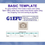 Qsl Cards For Qsl Card Template