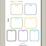 Revision Timetable, Template, Online, Free, GCSE, Blank, Printable  Inside Blank Revision Timetable Template