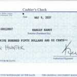Sample Printable Cashier Checks (Page 11) – Line.111QQ