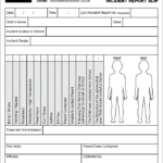 School Accident Forms & Injury Forms  NCR Pads Ltd Within First Aid Incident Report Form Template