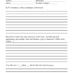 Sixth Grade Book Report Form Download Printable PDF  Templateroller With 6th Grade Book Report Template