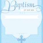 Template : Baptism Invitation Templates Download Free Vectors With  Intended For Christening Banner Template Free