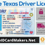 Texas Driver License Template PSD In Blank Drivers License Template