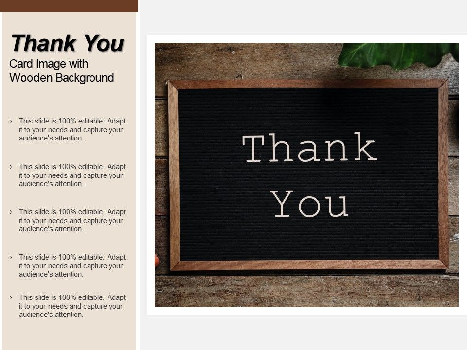 Thank You Card Image With Black Background  Templates PowerPoint  In Powerpoint Thank You Card Template Throughout Powerpoint Thank You Card Template