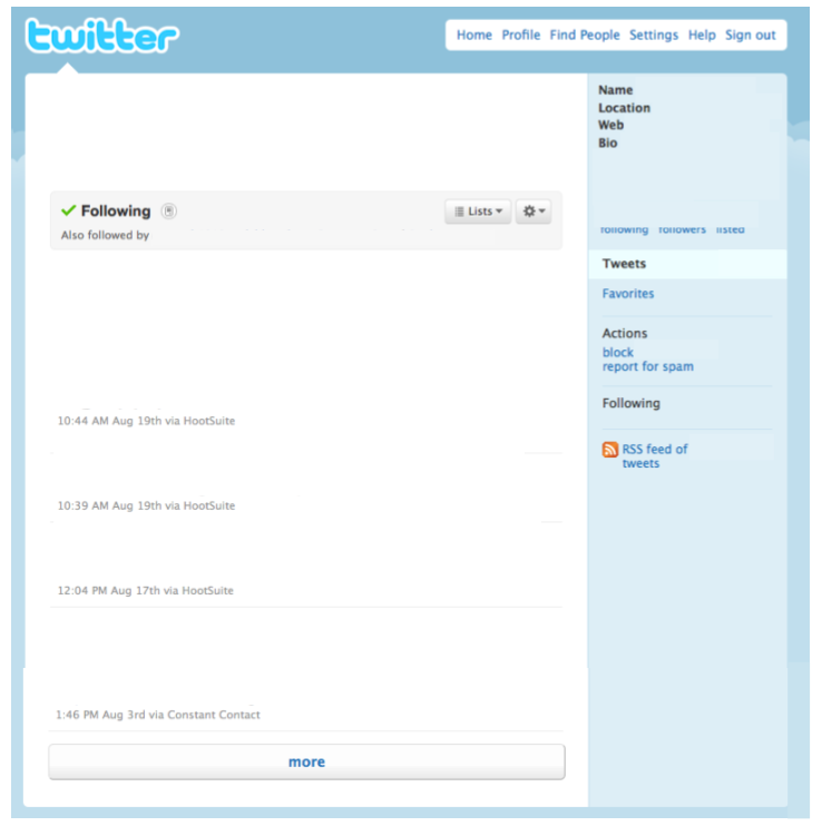 Tip Of The Week – Twitter Template And Tweet Summaries  History Tech Throughout Blank Twitter Profile Template