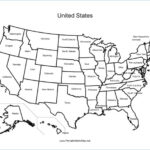 Us Map Template Printable – Us State Map Template – Printable Map  With Regard To United States Map Template Blank